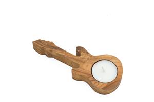 Bethlehem Handmade Olive Wood Jar Shape <b>Tealight</b> <b>Holder</b> for Home Decoration - Product Image 4