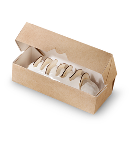 Caja de Papel Kraft de 500 ml para Alimentos con Ventana Transparente a Prueba de Fugas para Comida para Llevar, Exhibición de Alimentos, Logotipo Personalizado, Venta al por Mayor - Product Image 1