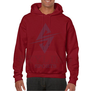 Sudaderas con Capucha para Hombre, de Alta Calidad, Algodón y Poliéster, Diseño Sólido, Cuello con Capucha, Temporada de Invierno, MOQ Bajo, Teñido Liso, Secado Rápido - Product Image 3