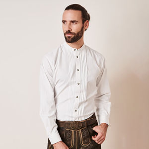 Chemises à carreaux traditionnelles les plus vendues, col montant, vintage, personnalisables, manches longues, en coton, pour hommes et femmes, disponibles en 4XL et 6XL, style allemand - Product Image 5