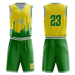 100% poliéster equipo juvenil patrón sublimación ropa de baloncesto diseño personalizado baloncesto Jersey uniformes conjuntos - Product Image 1