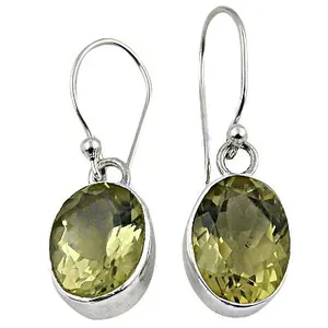 Pendientes de Plata 925 con Citrino para Mujer, Joyería de Moda - Product Image 1