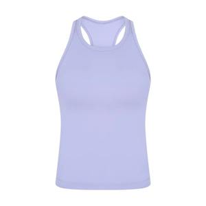 Débardeur de sport pour femme, sans couture, dos creux, à bretelles, respirant, séchage rapide, léger, en nylon et élasthanne, vente en gros personnalisée - Product Image 3
