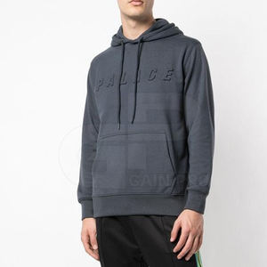 Sweat-shirt à capuche personnalisé gaufré pour hommes et femmes Sweat-shirt décontracté d'hiver en coton lourd - Product Image 3