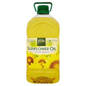 Aceite de girasol refinado orgánico sin OGM de calidad superior en botella de vidrio y embalaje de tambor a granel para cocinar y usar en plantas - Product Image 2