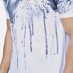 Camiseta informal de algodón y poliéster de manga corta para hombre de alta calidad, sublimación impresa en diferentes colores personalizable - Product Image 3