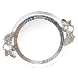 Bandeja de Metal de alta calidad para restaurante de Hotel en casa, bandeja para servir, Decoración de mesa, bandeja para servir, acabado pulido brillante - Product Image 6