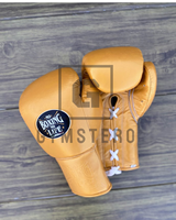 Gants de boxe GYMSTERO personnalisés en cuir véritable de haute qualité, à doigts entiers, avec logo personnalisé, réglables, pour l'entraînement de boxe et arts martiaux