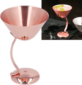 Latest Design Hot Selling Handmade Copper <b>Goblet</b> Vine Cocktail Glass 300ml Capacity Luxury Design for Restaurant Bar Hotel - Product Image 6
