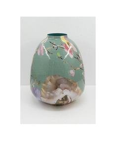 Calcomanía de jarrón de flores de metal de diseño moderno, acabado esmaltado para sala de estar, decoración de Mesa para el hogar, hecha a mano, personalizada - Product Image 6