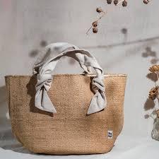 กระเป๋าแฟชั่นปอกระเจาที่ทันสมัยเป็นมิตรต่อสิ่งแวดล้อมกระเป๋าโท้ทแบบใช้ซ้ำได้กระเป๋าถือที่ทนทานสำหรับช้อปปิ้งของขวัญกิจกรรมและการสร้างแบรนด์ - Product Image 4