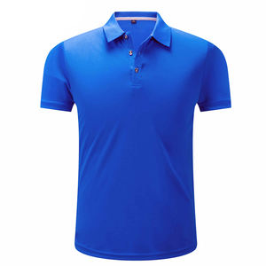 Polo de algodón elástico 100% con logotipo bordado personalizado, Polo de ajuste regular con tapeta de botones ocultos, polos de talla grande para hombre - Product Image 2