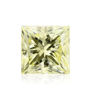 แหวนเพชรทรงปรินเซสคัทสีเหลืองสดใส 1.25 กะรัต เพชรเพาะเลี้ยงในห้องปฏิบัติการ ได้รับการรับรองจาก IGI แหวนหมั้นและแหวนแต่งงาน - Product Image 4