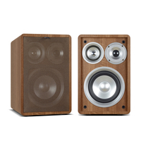 Enceinte passive en bois 100W avec woofer 6,5 pouces, système stéréo 3 voies pour ordinateur, studio, audiophile, Hi-Fi, home cinéma, enceinte bibliothèque