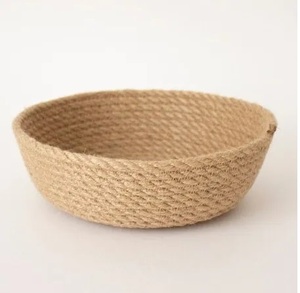 Tazón de yute moderno al por mayor, decoración elegante para mesa de hotel y hogar, producto premium estándar superior, MOQ bajo, compradores comerciales que sirven comida - Product Image 2