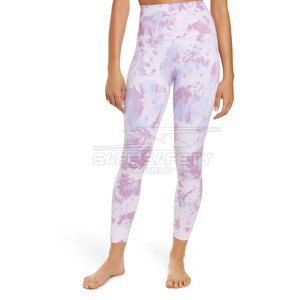 Mallas de Yoga para gimnasio personalizadas de calidad superior para mujer, pantalones elásticos de cintura alta con estampado de sublimación para Fitness, ropa de Yoga al por mayor - Product Image 2