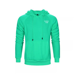 Sweats à capuche vert marin, pull-over, plusieurs couleurs, sweats en polaire avec poche, votre propre logo, design de logo personnalisé, sweats à capuche pour hommes, logo personnalisé - Product Image 1