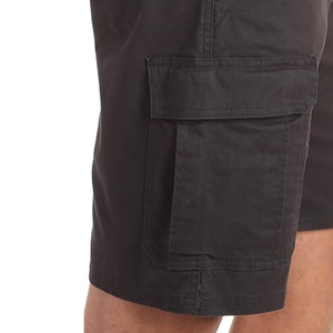<b>Men</b> <b>Black</b> Plain Solid Color Casual 100% Cotton Cargo <b>Shorts</b> Lightweight Multi Pocket Summer Custom Cargo <b>Shorts</b> - Product Image 5