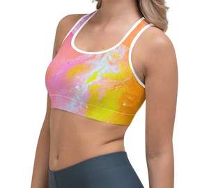 Collection de soutiens-gorge de sport coupe ajustée pour femmes vêtements de sport respirants pour le yoga, le fitness et le style de rue vêtements pour femmes actives - Product Image 3
