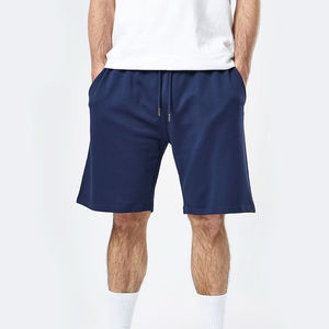 Pantalones cortos cómodos para hombre, cintura elástica, bolsillo, venta al por mayor, pantalones cortos informales estampados de algodón, joggers sólidos con logotipo personalizado - Product Image 3