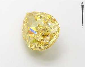 เพชรทรงลูกแพร์สีเหลืองสดใส น้ำหนัก 2.81 กะรัต ได้รับการรับรองจาก GIA IGI เพาะเลี้ยงในห้องปฏิบัติการด้วยวิธี CVD HPHT ขายส่งจากโรงงาน - Product Image 2
