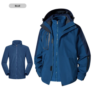 New Stylish <b>Men's</b> Warm Windbreaker <b>Jacket</b> with Zipper Thin Winter Windproof Windbreaker <b>Men's</b> <b>Jackets</b> - Product Image 5