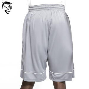 Short de basket-ball solide à la mode pour hommes longueur au genou vêtements de football américain décontracté respirant écologique 100% Polyester Fitness - Product Image 5