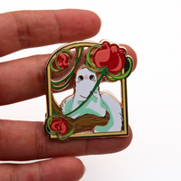 Épingles en émail de haute qualité, design personnalisé, sérigraphie, verre teinté, anime, épingles en émail dur