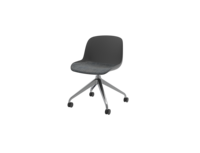 Chaises de salle d'attente ergonomiques OMNI pour bureau, avec coussin moelleux, pivotantes, design moderne, structure en plastique, faciles à nettoyer, pour collaboration