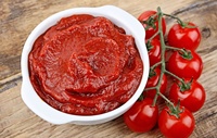 Pâte de tomate double concentrée mélangée en conserve 400g 22-24% 100% italienne, préservée au sel - Certifiée ISO HACCP KOSHER HALAL, facile à utiliser