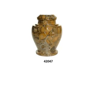 Urna clásica de mármol Natural de gran venta, urna grande de cremación para adultos para cenizas humanas con tapa y para el proveedor del hogar, urna para cenizas - Product Image 3