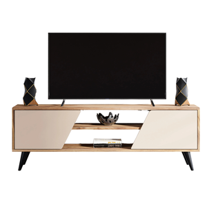 Meuble TV Matmazel Beige moderne du fabricant turc Mobilier de maison en bois européen pour salon chambre à coucher Hot Seller Hotels - Product Image 1