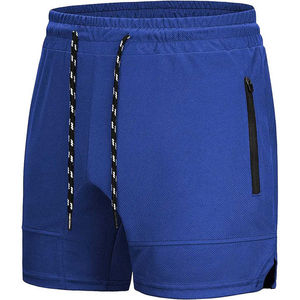Short de course pour hommes personnalisé de haute qualité OEM vente en gros Athlétique vêtements d'entraînement tissu maille cordon Logo décoration - Product Image 3