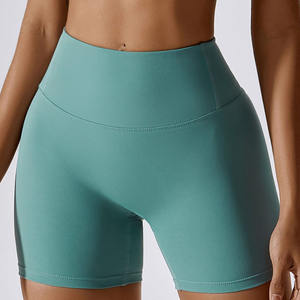 New Arrivals High Waist <b>Yoga</b> <b>Shorts</b> <b>Women</b> Running Workout Fitness Sports Gym Clothing - Product Image 4