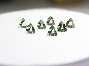 Amatista Verde Natural, Corte Trillón Facetado, Piedra Preciosa Calibrada, Precios de Fábrica al por Mayor, Venta al por Mayor, OEM - Product Image 3