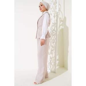 เสื้อกั๊กยางยืดเอวชุด2ชิ้นหิน - Product Image 2