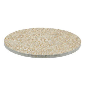 Elegante bandeja giratoria con incrustaciones de perlas funcionales y decorativas de Lazy Susan de nácar al por mayor de Vietnam - Product Image 6