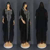 Robes de Soirée Africaines pour Femmes Chiffon Boubou Ankara Dashiki Ensemble 2 Pièces Caftan de Dubaï Abaya de Haute Qualité