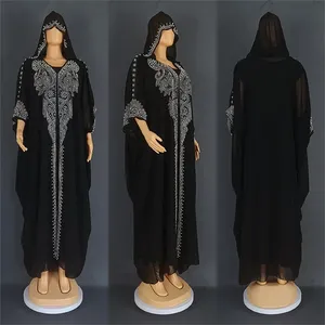 Robes de soirée africaines pour femmes Boubou Ankara Dashiki 2 pièces Dubai Kaftan Abaya's de haute qualité - Product Image 5