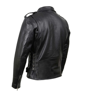 Chaqueta de piel sintética para hombre para invierno, cuello levantado, piel de vaca, moda, bicicleta de carreras, tallas grandes, ropa para niños - Product Image 3
