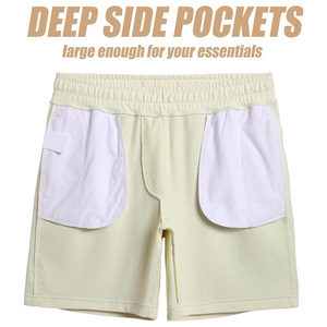 Street Grace Custom Mens Sweat Shorts Cotton Fabric OEM Breathable Fit Summer Gymwear <b>Drawstring</b> Closure Casual Manufacturer - Product Image 2