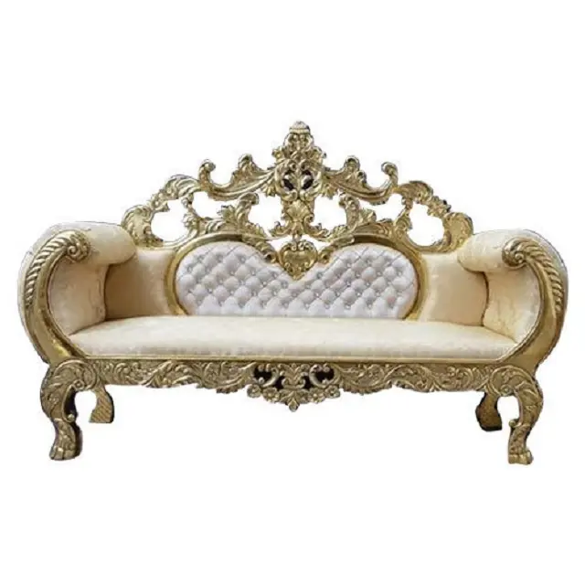 Classic Design wedding sofa for bride and groom royal wedding sofa for reception with attractive colors