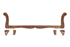 Rieles de brazo de sofá de madera de lujo más vendidos Base Premium con patas para muebles de alta gama - Product Image 2