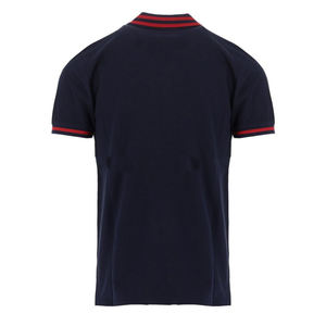 Polo pour homme en coton respirant à manches courtes, imprimé, en maille de coton, grande taille, OEM et ODM - Product Image 4