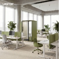 Cabine téléphonique insonorisée Uispair, cabine téléphonique de bureau, studio portable, cabines de bureau insonorisées, studio insonorisé, cabine insonorisée