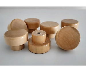 ลูกบิดไม้ลูกบิดและลิ้นชักในห้องครัวลูกบิดไม้เฟอร์นิเจอร์และลูกบิด - Product Image 6