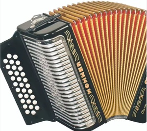 ACCORDION DIATONIQUE Hohner 3500FB Corona II 31 boutons FBbEB de HAUTE QUALITÉ NEUF Blanc avec sac - Sangles - Product Image 1
