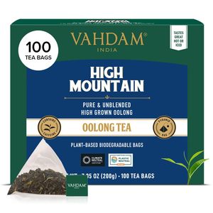 VAHDAM, High Mountain <b>Oolong</b> <b>Tea</b> Bags (100 Count) - Product Image 5