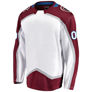 Jersey de hockey sobre hielo de poliéster 100% de color personalizado, ropa de entrenamiento de equipo deportivo para adultos, camiseta de hockey sobre hielo de tamaño adulto - Product Image 1