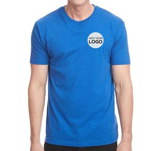 Men's Cotton Poly Crewneck T-Shirts Short <b>Long</b> Sleeve Plain Tee Next <b>Level</b> 3600 Custom Logo T Shirt - Product Image 3